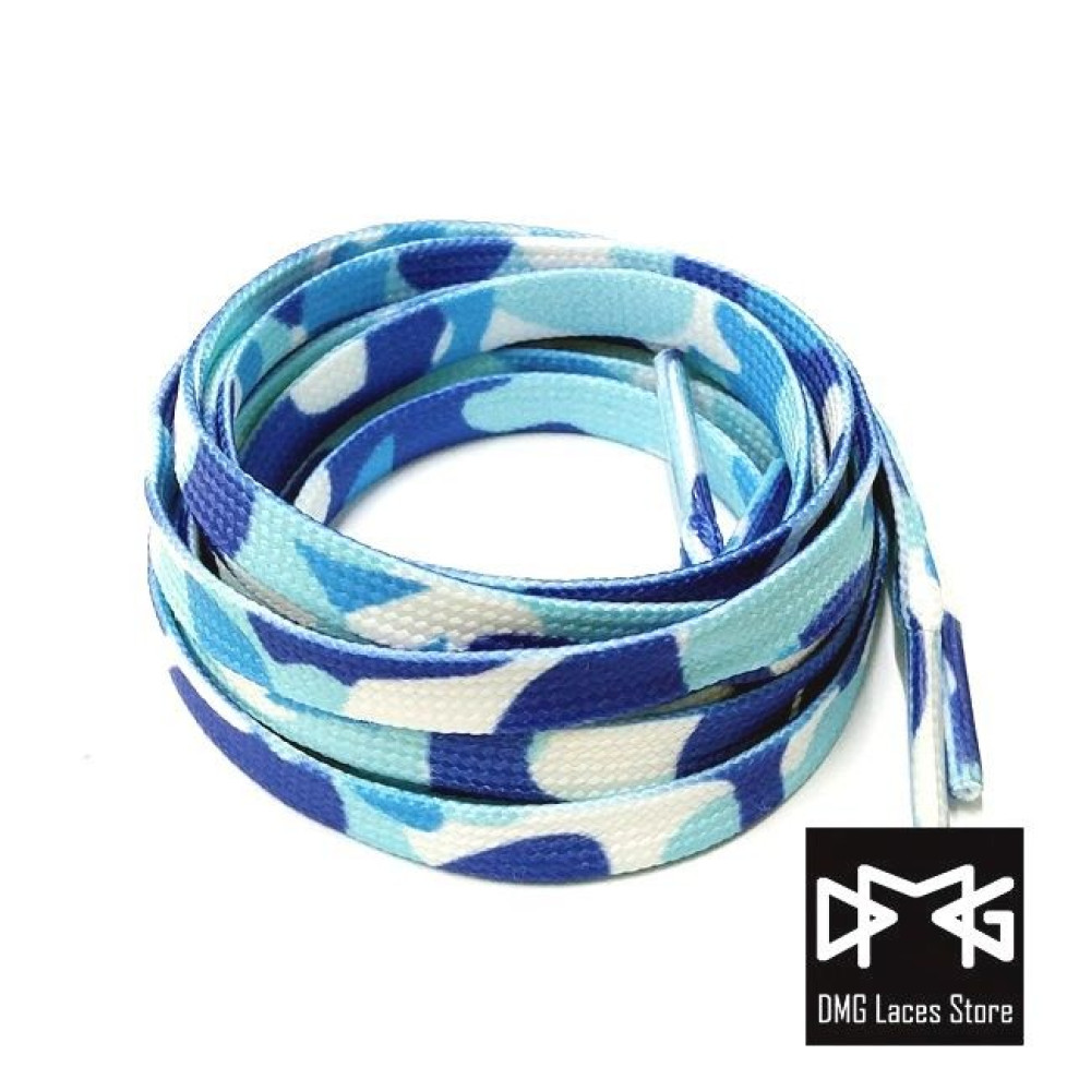 Flat Laces ( Blue Camo )